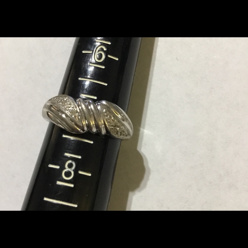 Vintage 80s sterling silver band sz 7 by HMI